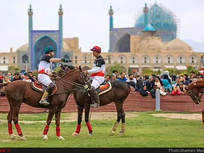 مسابقات نمادین چوگان در میدان نقش جهان - اصفهان
