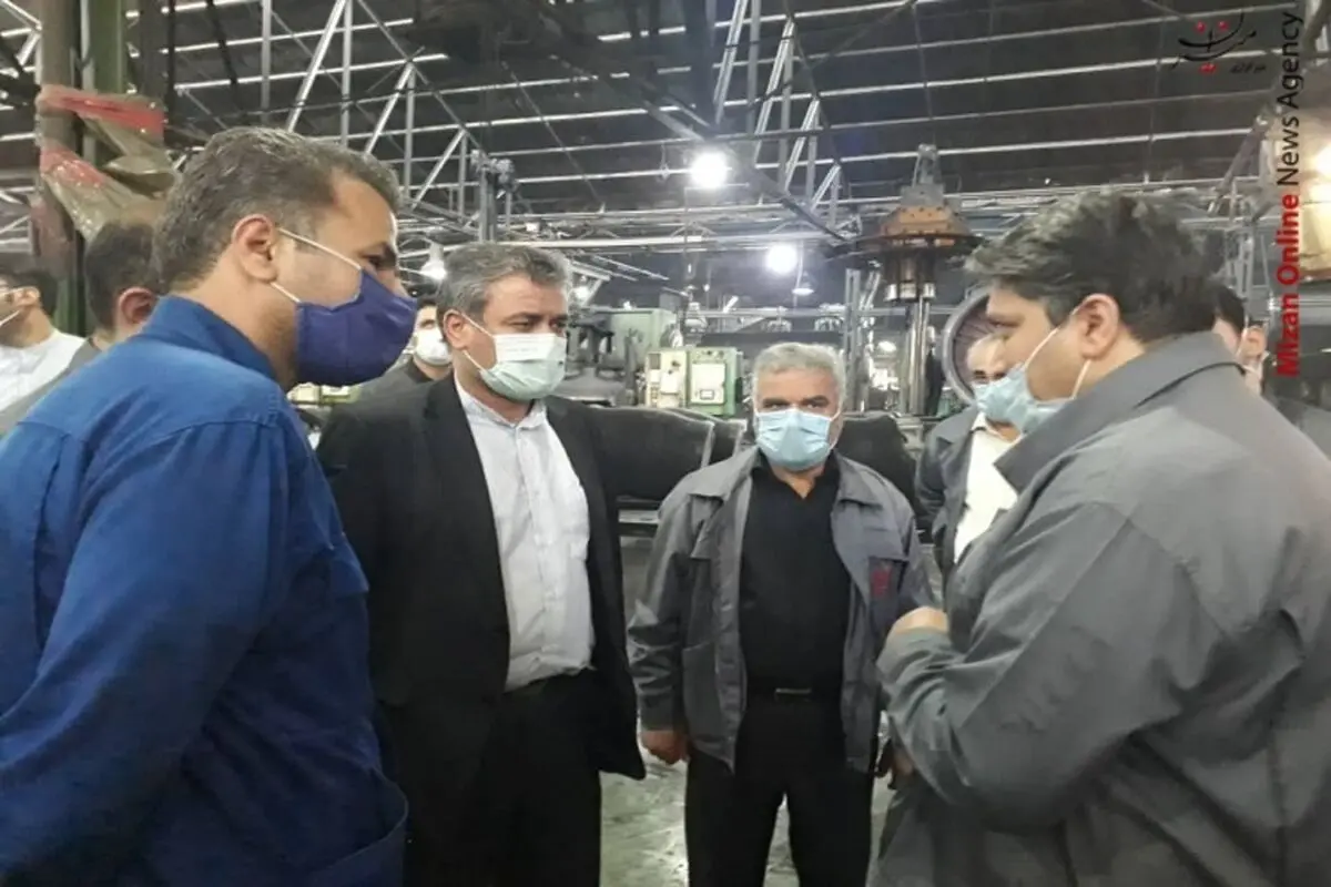 بازدید رئیس دادگاه چهاردانگه از کارخانه کیان تایر/ کارگران در انتظار بازگشتِ تولید
