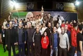 تیم شهید ابراهیم هادی بعنوان قهرمانی کشتی آزاد جوانان دست یافت