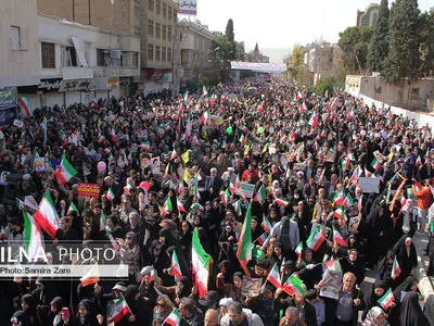 مراسم راهپیمایی ۲۲بهمن - شیراز
