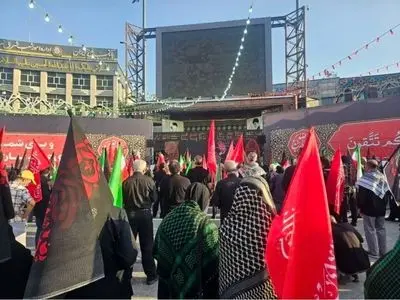 مراسم پیاده‌روی جاماندگان اربعین حسینی برگزار شد