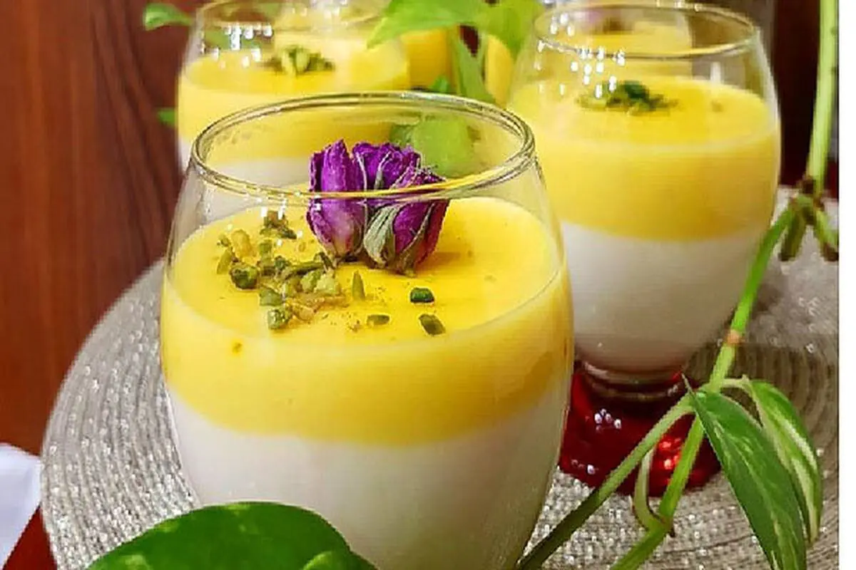 طرز تهیه فرنی زعفرانی با طعم بستنی سنتی 