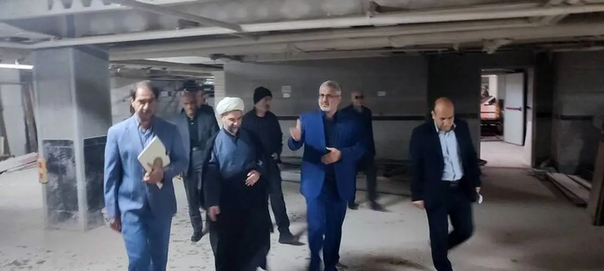 بازدید معاون اول قوه قضاییه و رئیس دادگستری تهران از پروژه مجتمع قضایی تخصصی امور اقتصادی