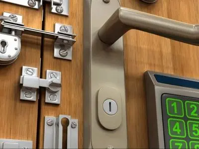 آموزش باز کردن قفل درب ضد سرقت