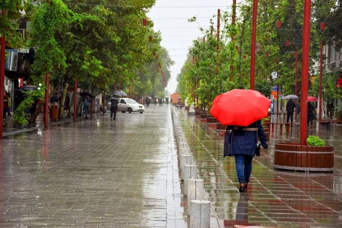  بارش تناوبی باران و وزش باد تا پایان هفته در گیلان