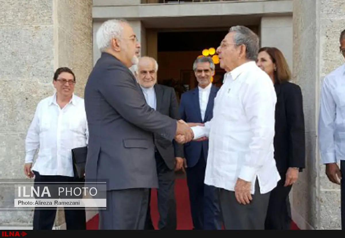 ظریف با رائول کاسترو دیدار کرد
