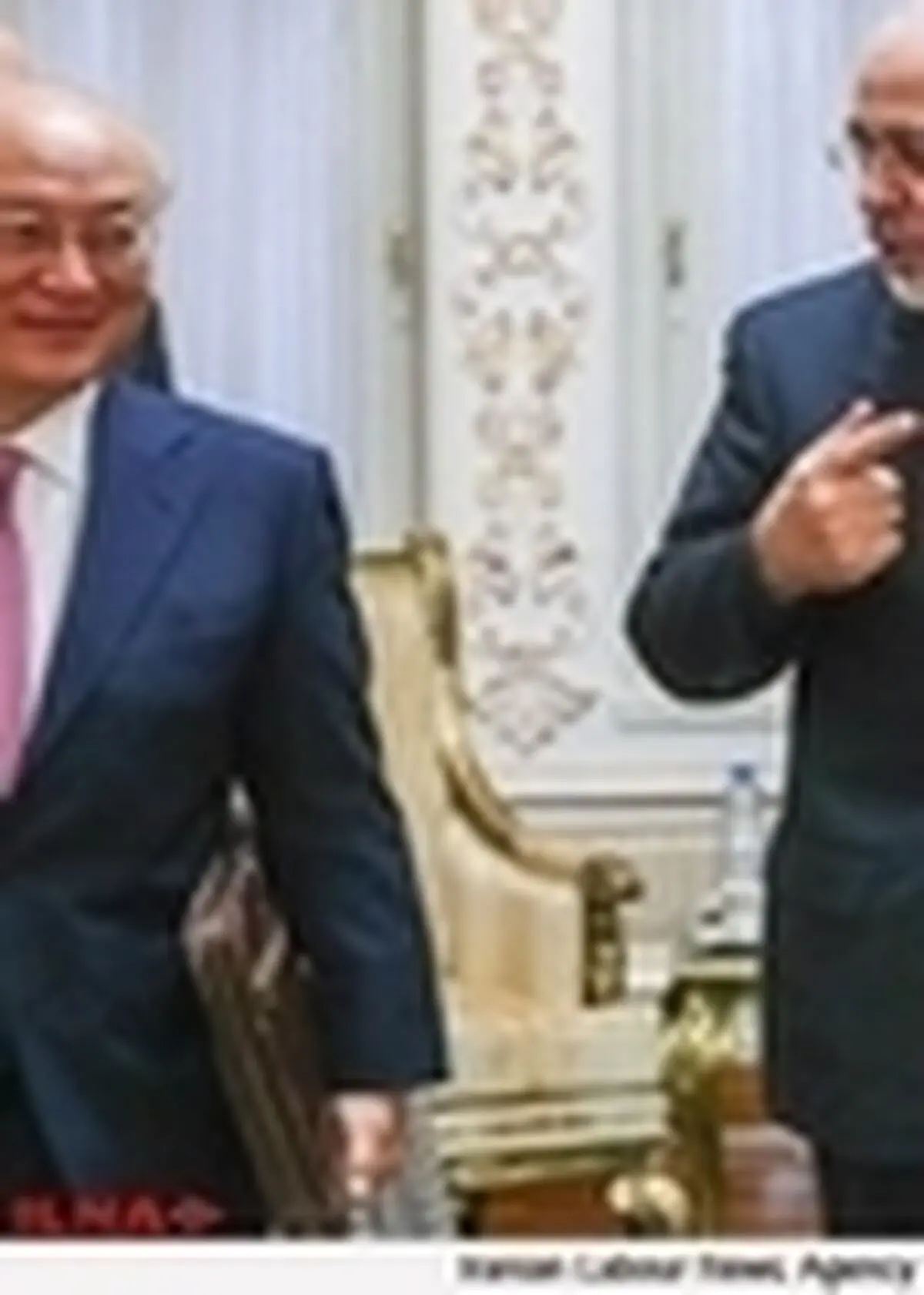 دیدار ظریف و آمانو آغاز شد
