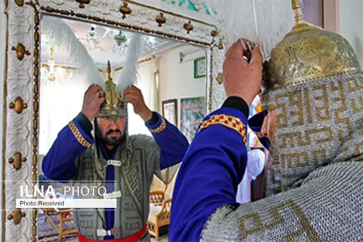 ماندگارترین اثر در استان قزوین زره بافی است