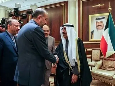 امیر عبد اللهیان یلتقي أمیر الکویت الجدید