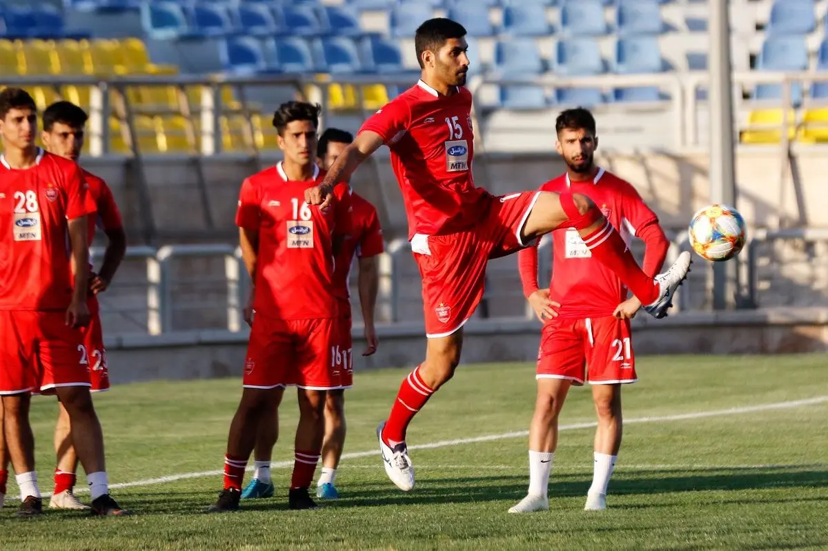 انصاری و بودیمیر در تمرینات گروهی پرسپولیس