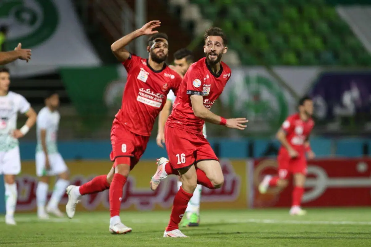گل سوم پرسپولیس به مس رفسنجان توسط مهدی عبدی (ویدیو)
