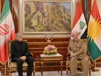 دعوت رسمی پزشکیان از مسعود بارزانی برای سفر به تهران