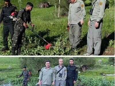 معدوم‌سازی مزارع خشخاش در پناهگاه حیات وحش بیستون