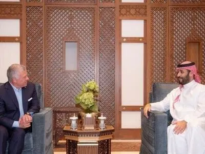 دیدار پادشاه اردن با ولیعهد سعودی