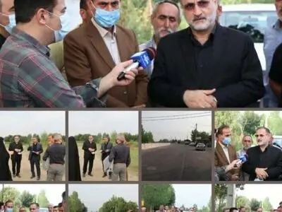 بازدید سرپرست فرمانداری شفت از پروژه تعریض محور ملاسرا_ شفت و زنجان