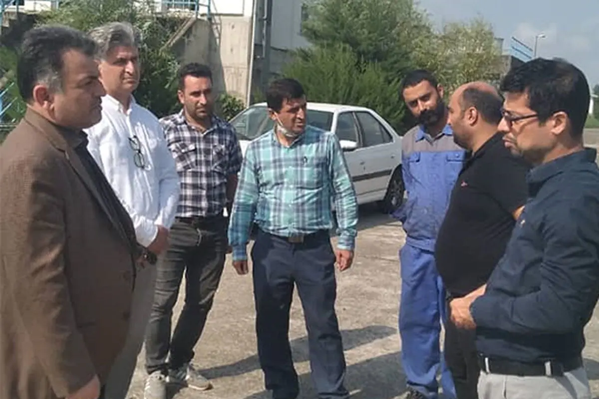 تیم‌های مشترک فنی قرارگاه خاتم الانبیاء، از پروژه‌های فاضلاب گیلان بازدید کردند