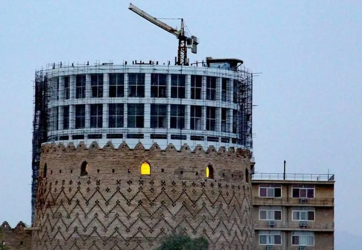 بختک هتل آسمان بر سر پرونده ثبت جهانی ارگ کریمخان