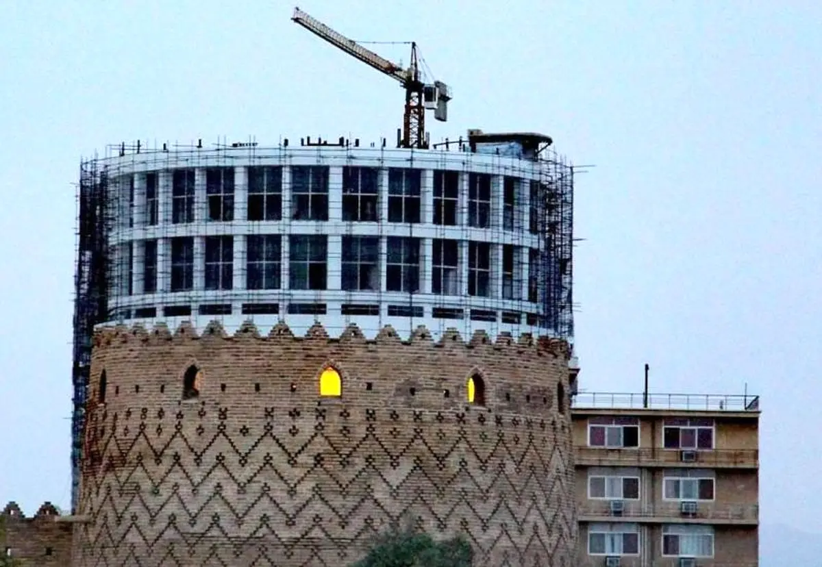 بختک هتل آسمان بر سر پرونده ثبت جهانی ارگ کریمخان