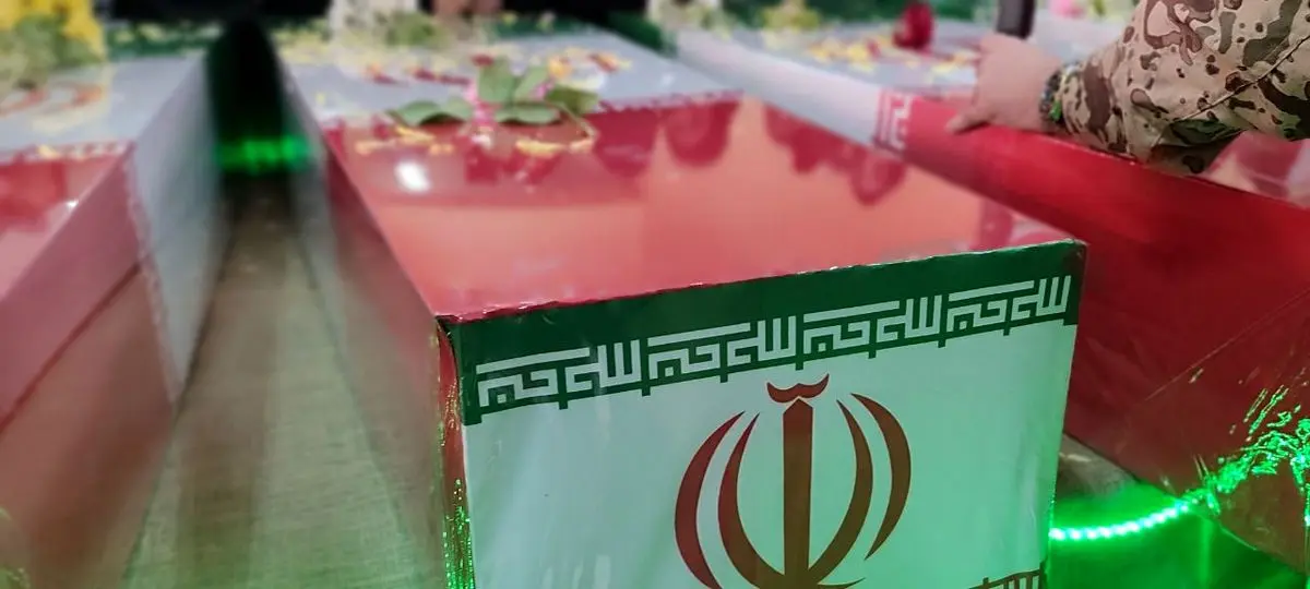 تشییع ۶شهید گمنام در آذربایجان غربی