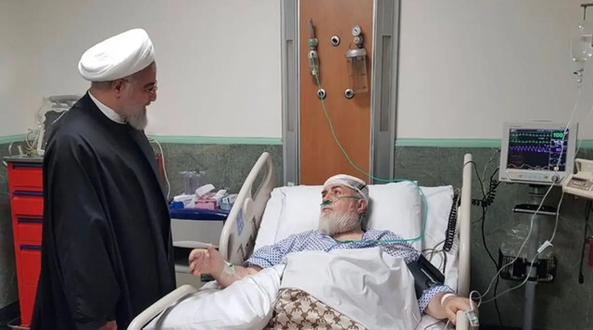 رئیس‌جمهور از حجت‌الاسلام شهیدی عیادت کرد
