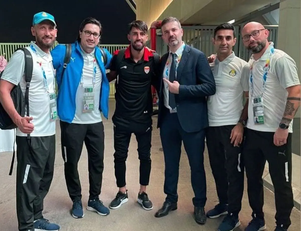  دیدار آرش رضاوند با استراماچونی 