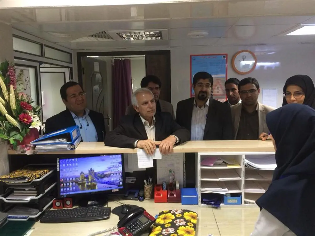 بازدید هیات رئیسه دانشگاه علوم پزشکی شیراز  از بیمارستان شهدای نی‌ریز 