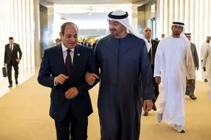 السیسی با رئیس امارات دیدار کرد