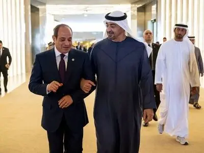 السیسی با رئیس امارات دیدار کرد