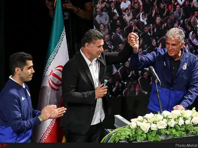 مراسم رونمایی از سرود تیم ملی برگزار شد/پیشنهاد کی‌روش برای علی دایی+تصاویر