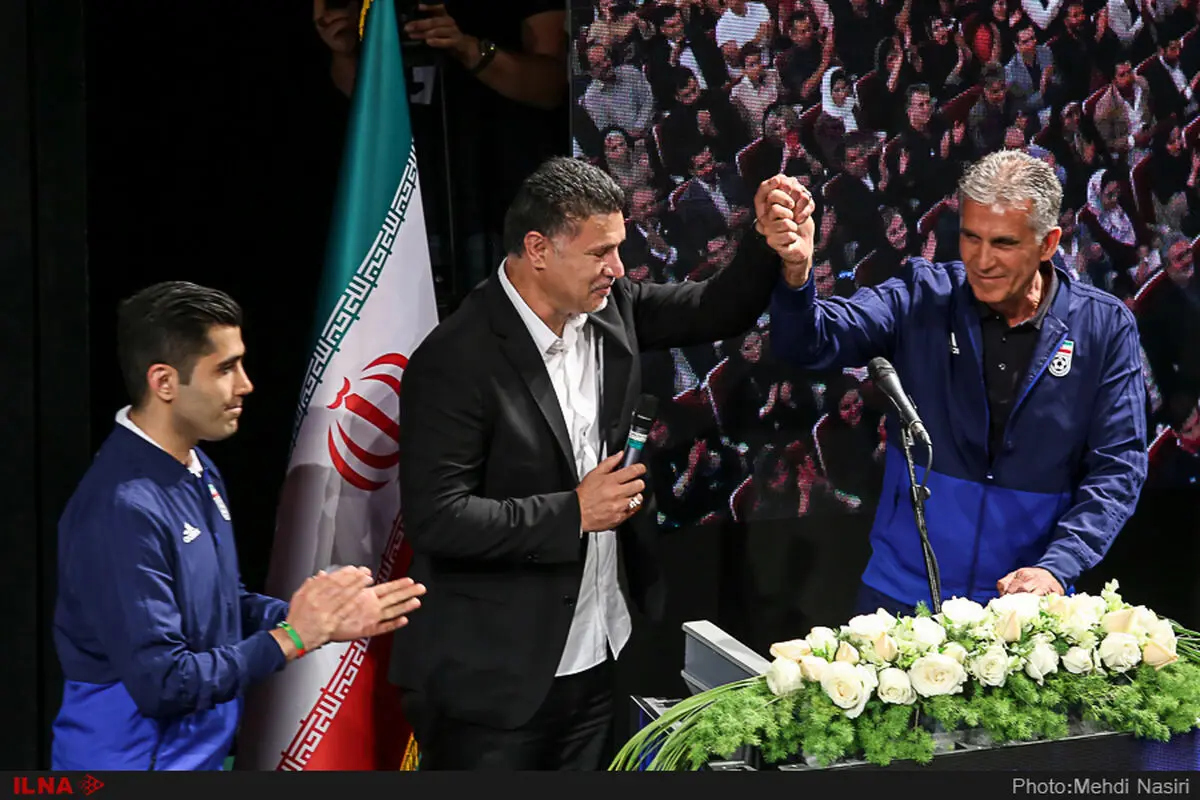 مراسم رونمایی از سرود تیم ملی برگزار شد/پیشنهاد کی‌روش برای علی دایی+تصاویر