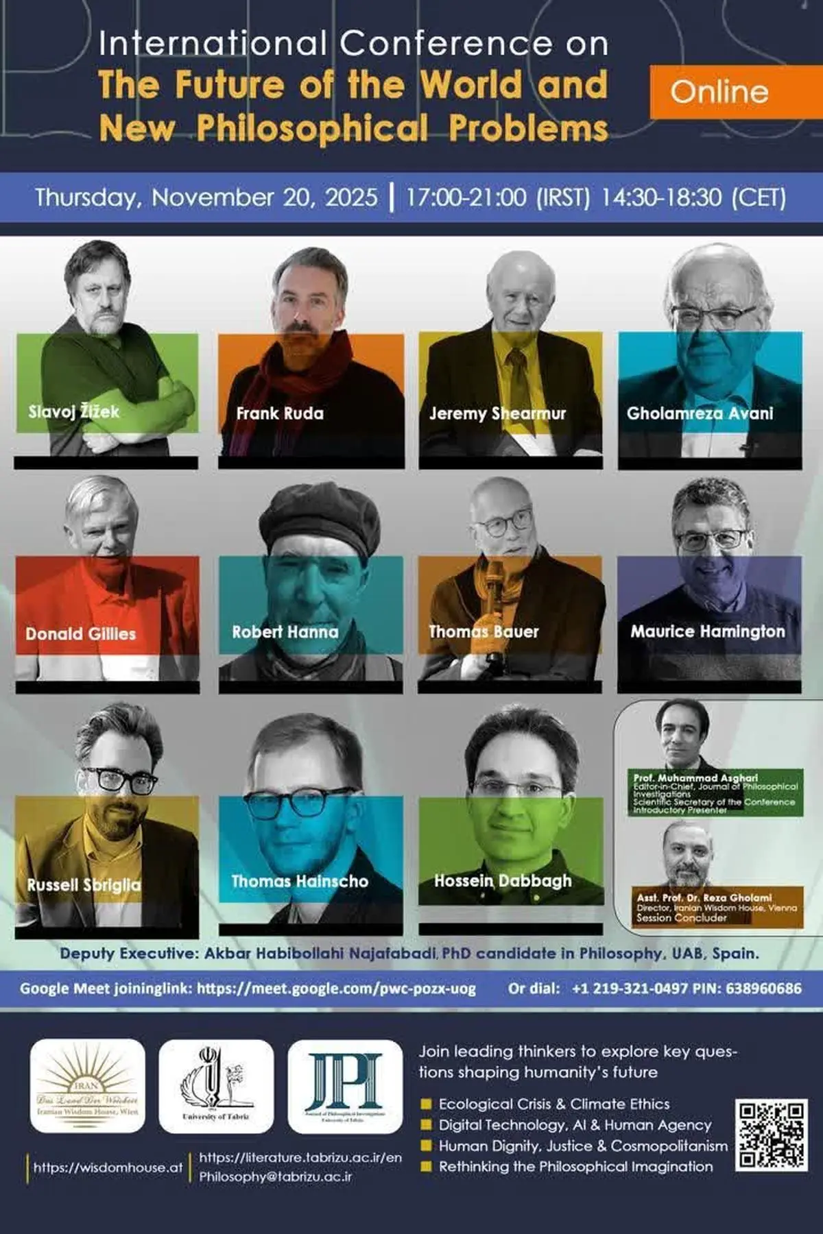 کنفرانس «آینده جهان و مسائل نوین فلسفی» با سخنرانی برخی چهره‌های فلسفه برگزار می‌شود