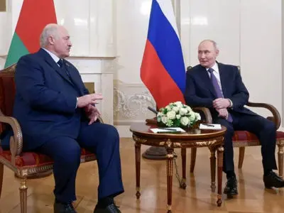 دیدار پوتین و لوکاشنکو در سن‌پترزبورگ