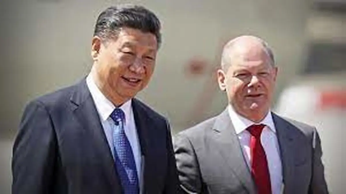 گفت‌وگوی ویدئویی رئیس‌جمهوری چین و صدراعظم آلمان