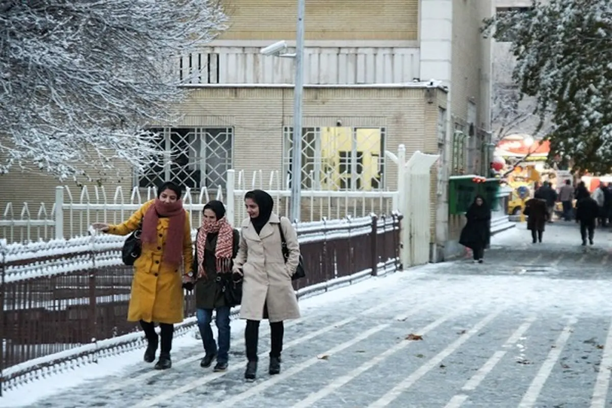 هشدار نارنجی هواشناسی درباره کاهش دما تا 15 درجه در نقاط مختلف ایران 