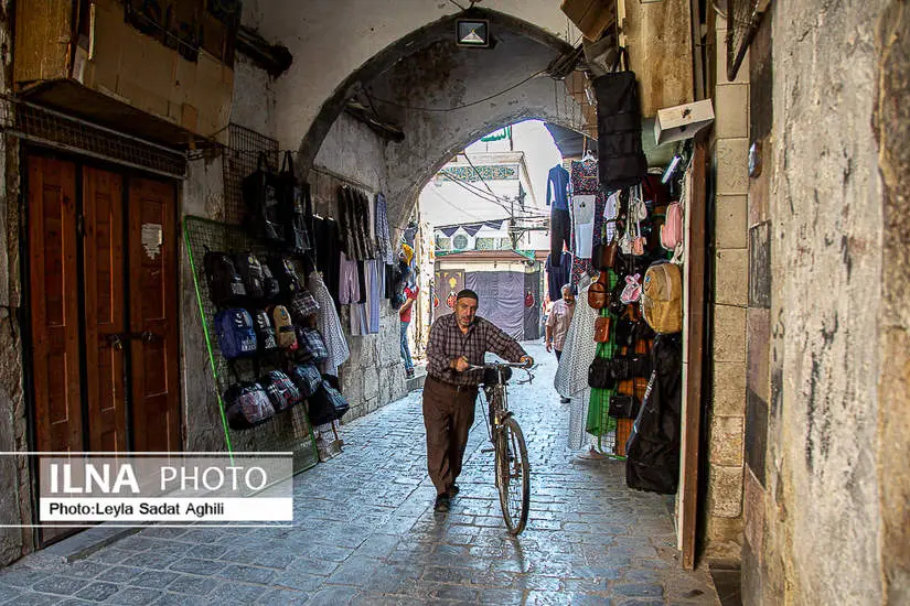   بازار دمشق پایتخت سوریه
