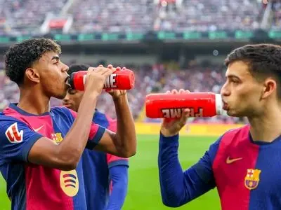 ویدئو: چالش پدری، فران تورس و یامال در تمرین بارسا