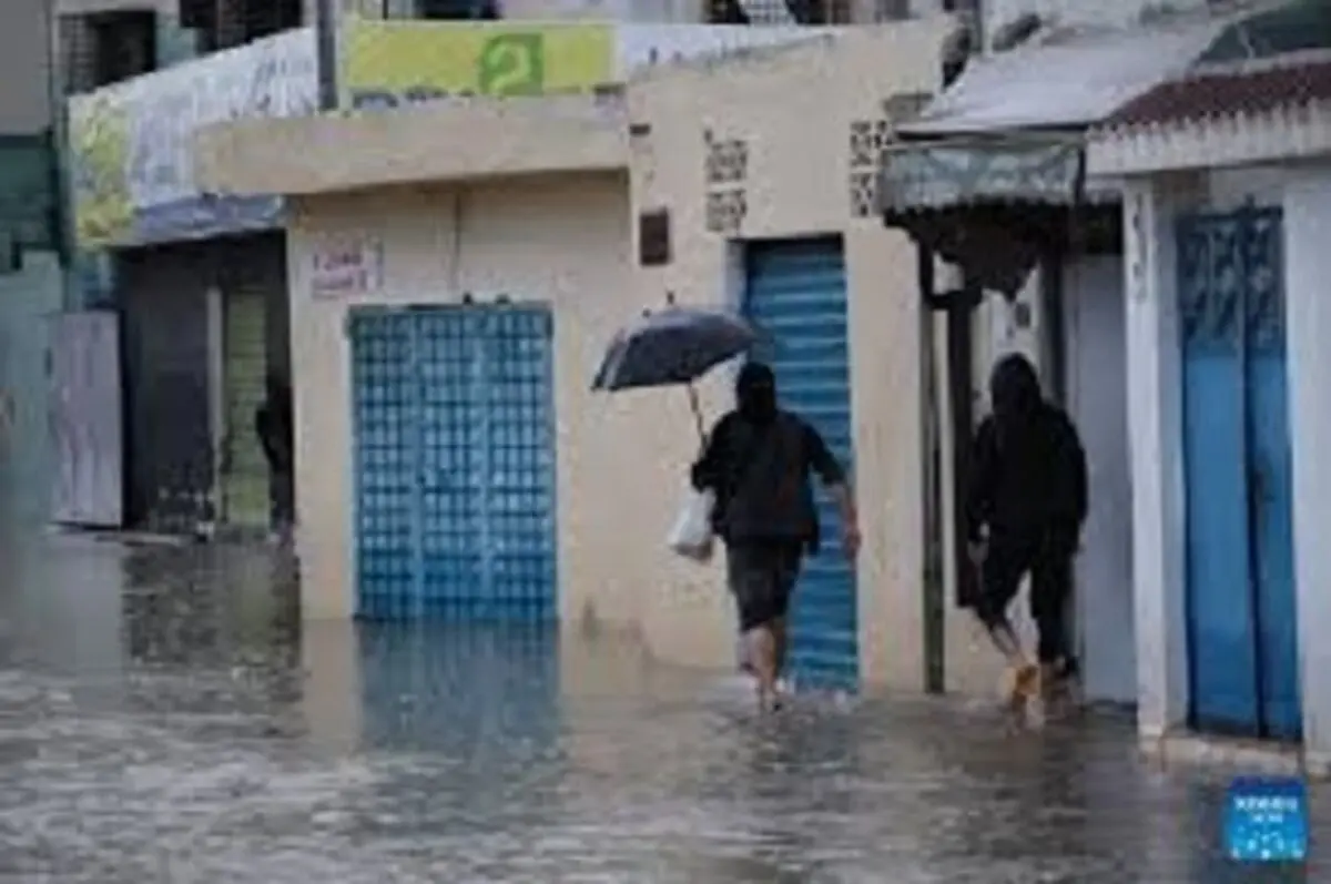 ۴ کشته طی وقوع بارندگی‌های شدید در تونس