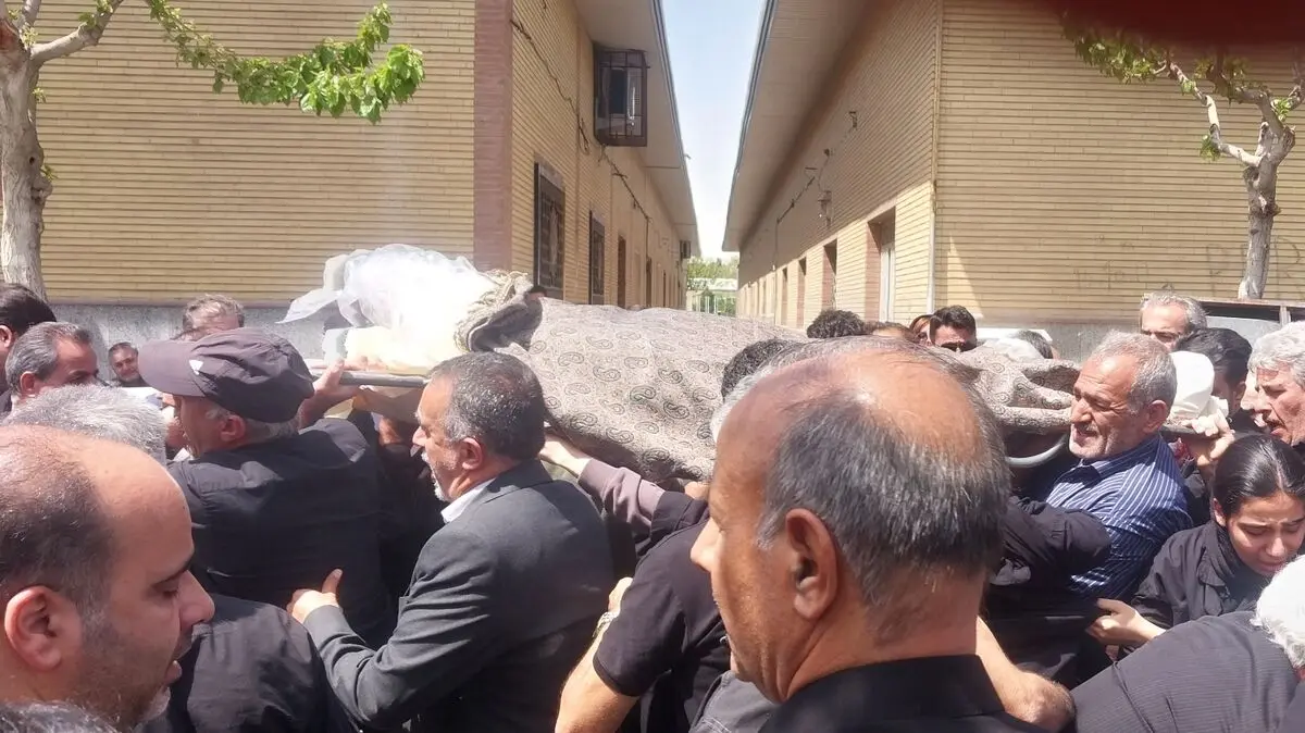 پیکر مجید فروغی به خاک سپرده شد