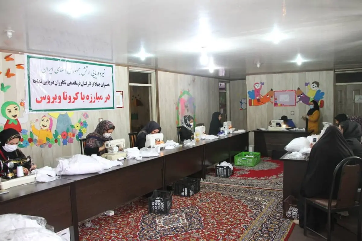 افتتاح کارگاه تولید ماسک در بندرعباس 