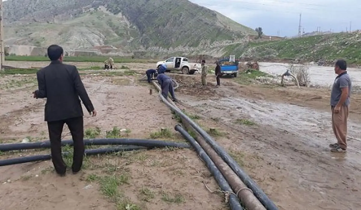 آب آشامیدنی تمامی روستاهای سیل‌زده لرستان برقرار است