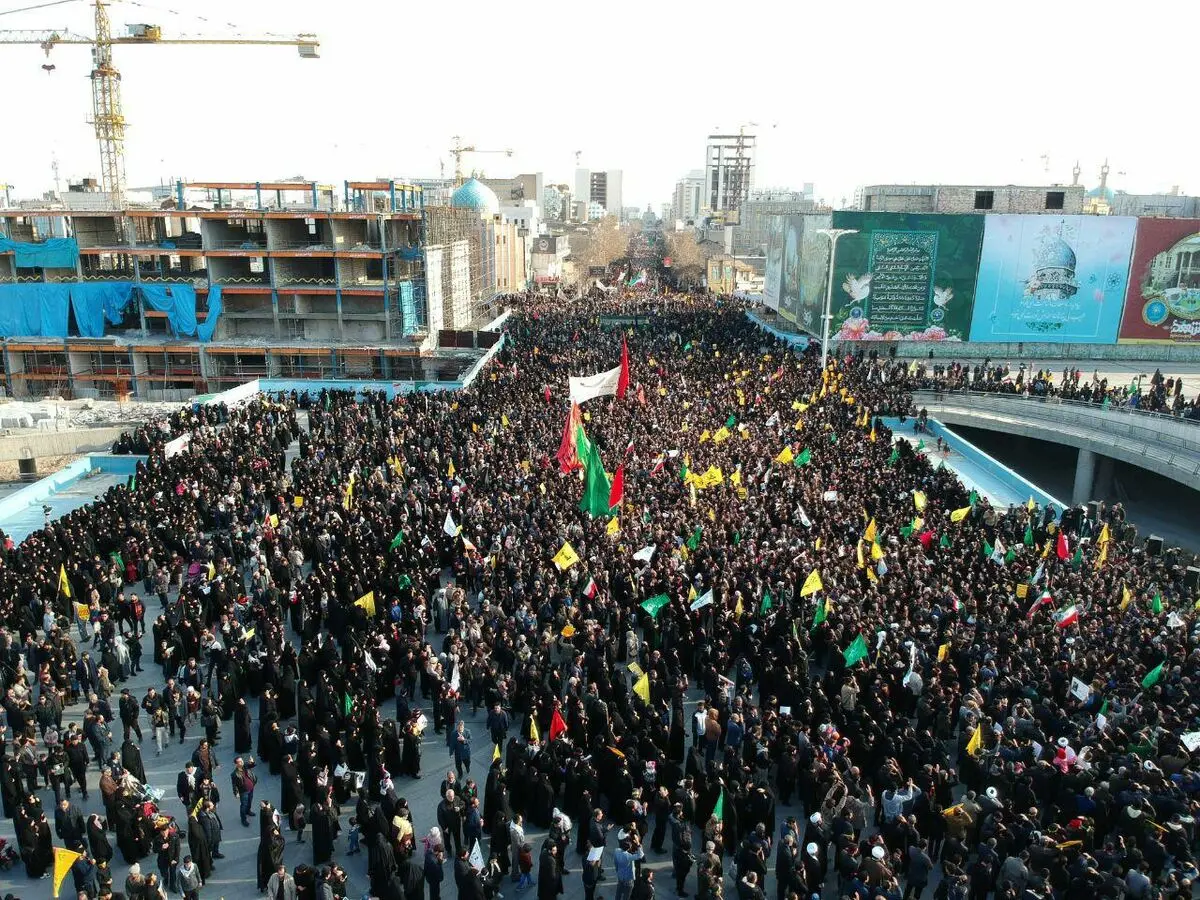 برگزاری راهپیمایی باشکوه محکومیت شهادت سردار سلیمانی در مشهد