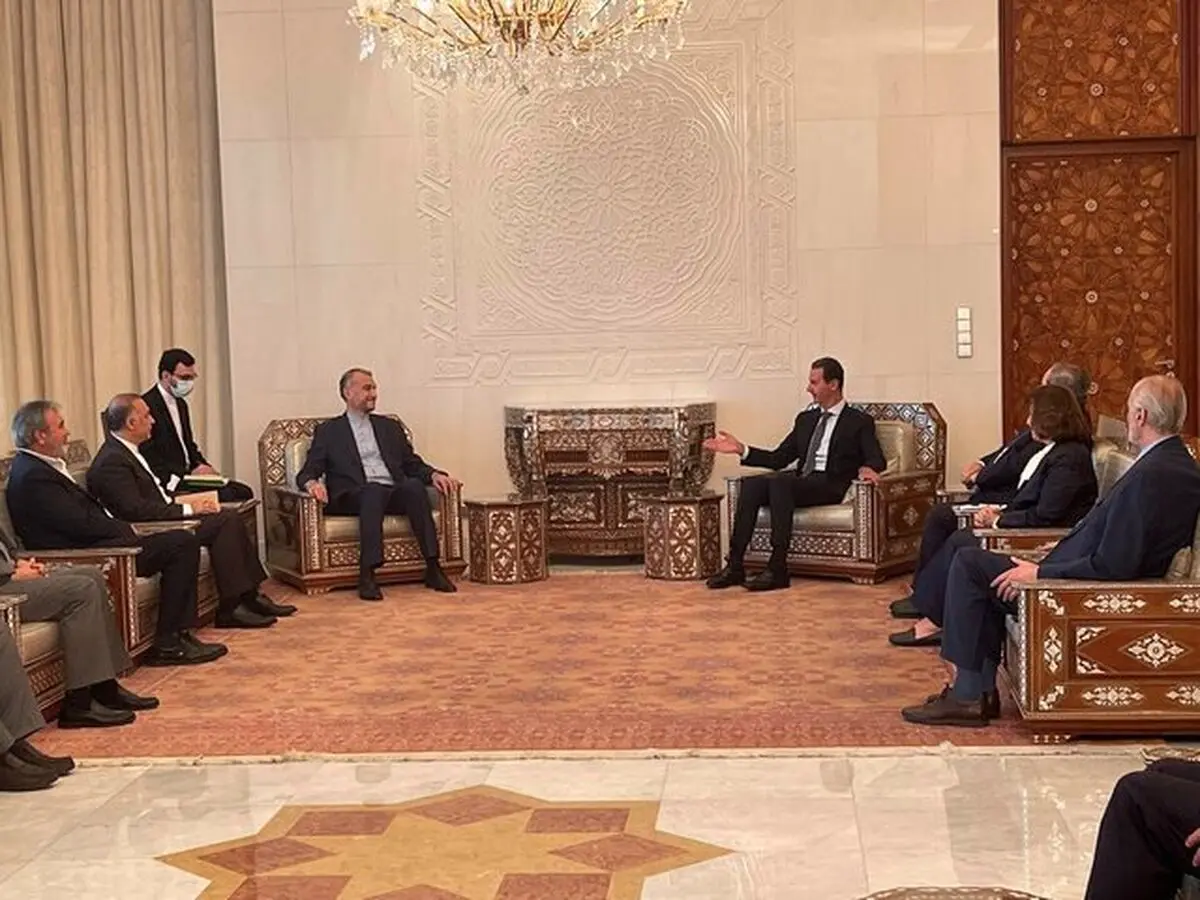 وزیر امور خارجه ایران با بشار اسد دیدار و گفت‌وگو کرد