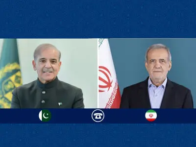 مشاورات بین بزشکیان وشهباز شریف حول تطورات المنطقة
