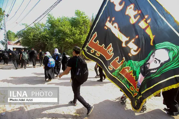 راهپیمایی جاماندگان اربعین حسینی در شهرهای خوزستان برگزار شد