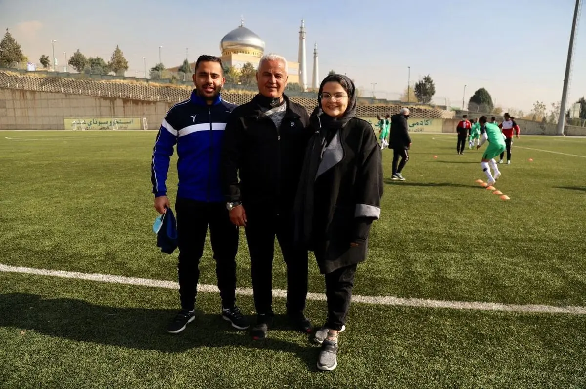 فرشاد پیوس و خانواده در نبرد با پرسپولیس (تصاویر)
