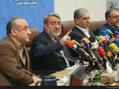 نشست خبری وزیر کشور
