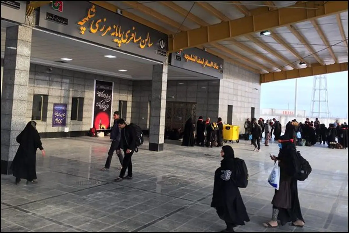 تردد بیش از یک میلیون و ۷۳۰ هزار زائر از مرز شلمچه
