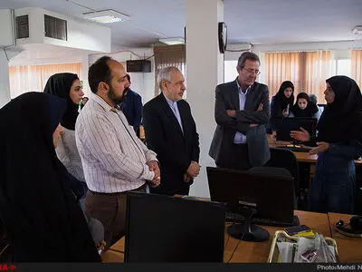 بازدید علی اصغرفانی وزیر آموزش و پرورش از ایلنا