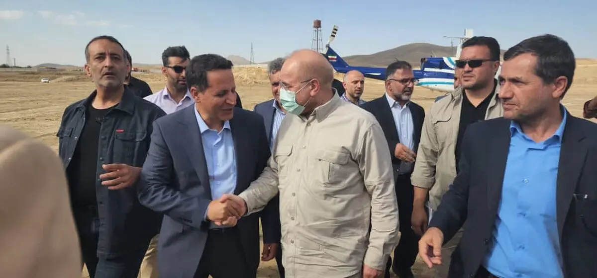 بازدید رئیس مجلس شورای اسلامی ، از پروژه احداث کارخانه بارز لرستان 