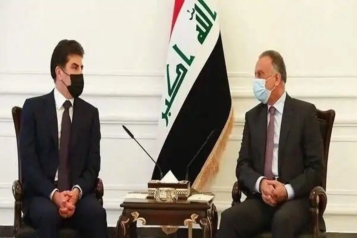 مصطفی الکاظمی با نیچروان بارزانی دیدار کرد
